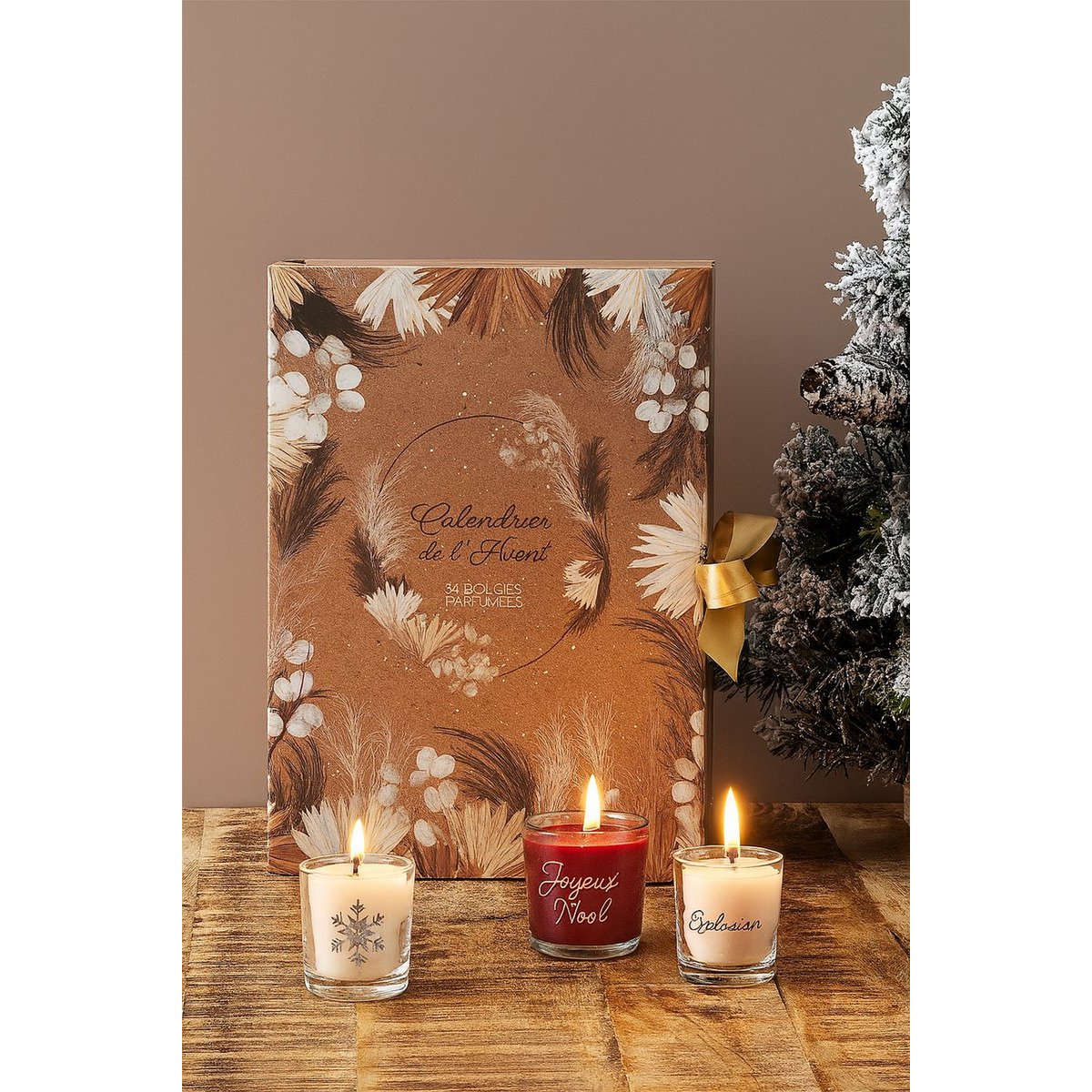 Luxury Scented Candle Advent Calendar +FREE Ritonka Drinking Chocolate - Bundle - Luvvy