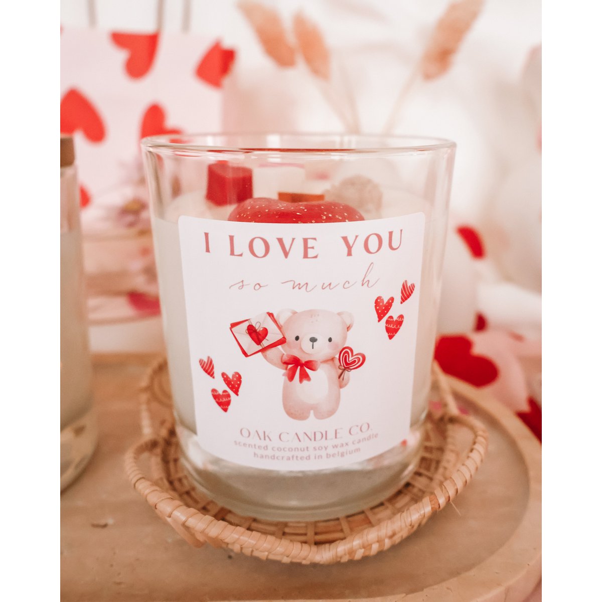 I Love You So Much – Coconut & Soy Candle - Candle - Luvvy