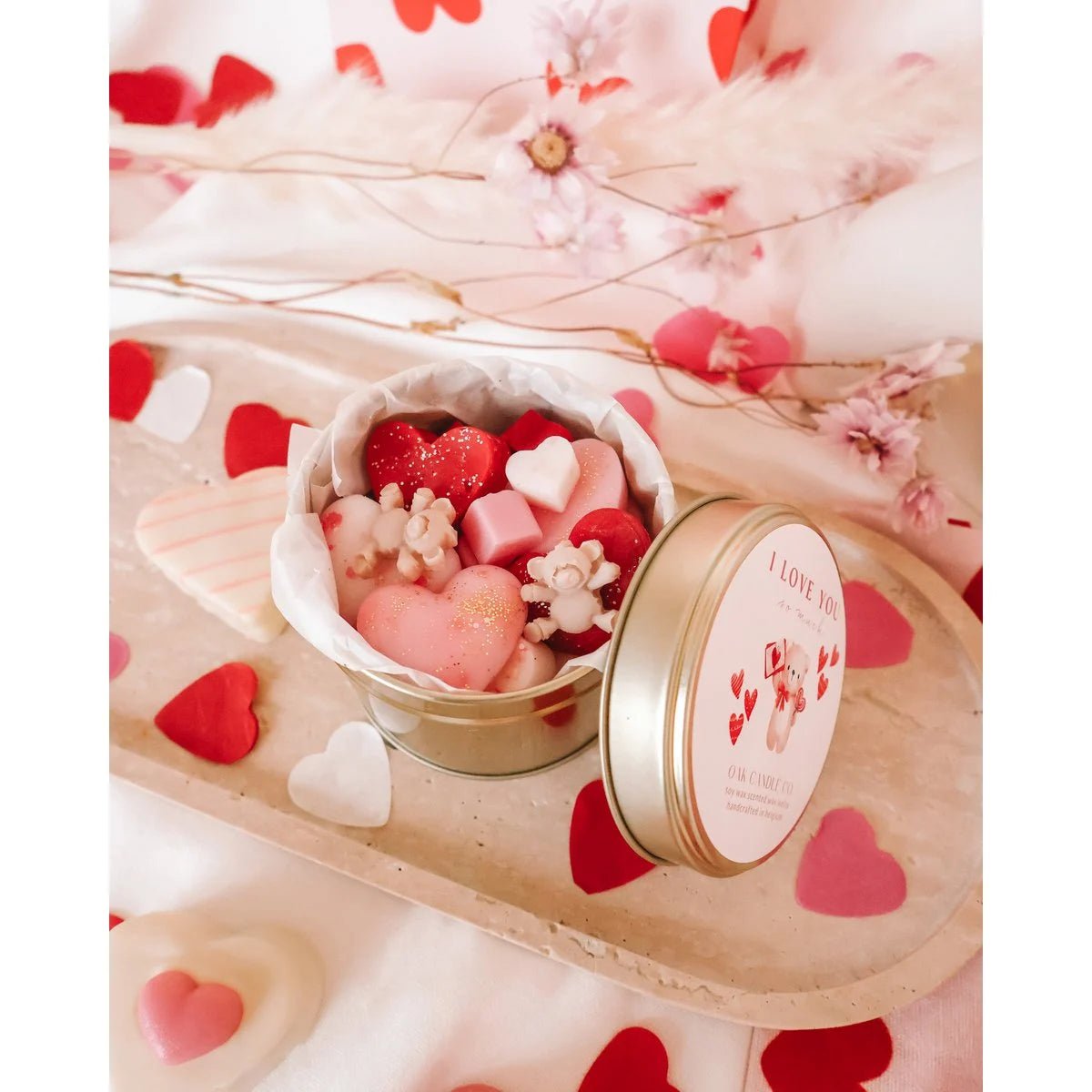 I Love You So Much – Soy Wax Melts in Gold Tin - Candle - Luvvy