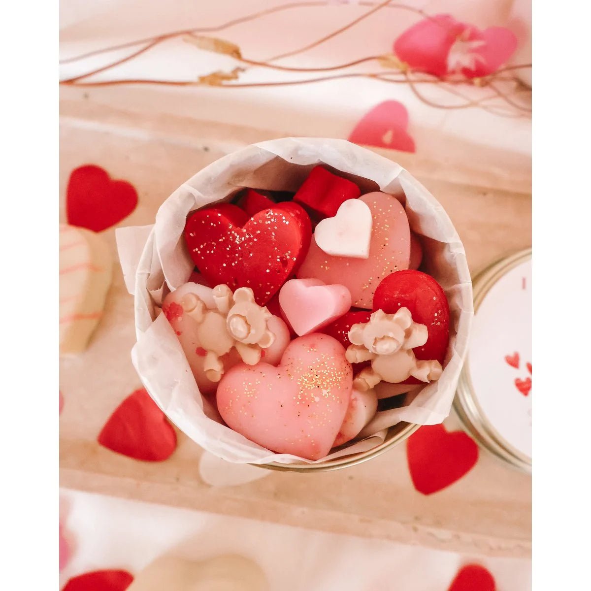 I Love You So Much – Soy Wax Melts in Gold Tin - Candle - Luvvy