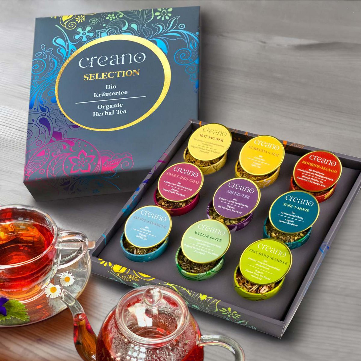 Organic Herbal Loos - leaf Tea Set - Tea - Luvvy
