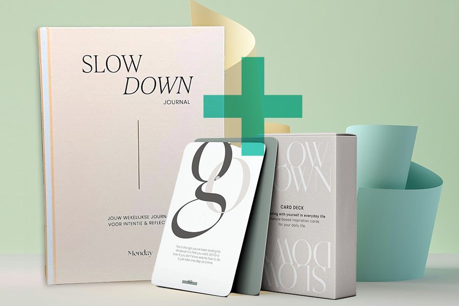 Slow Down Rituals - Journal + Affirmation Cards (10% Off) - Bundle - Luvvy