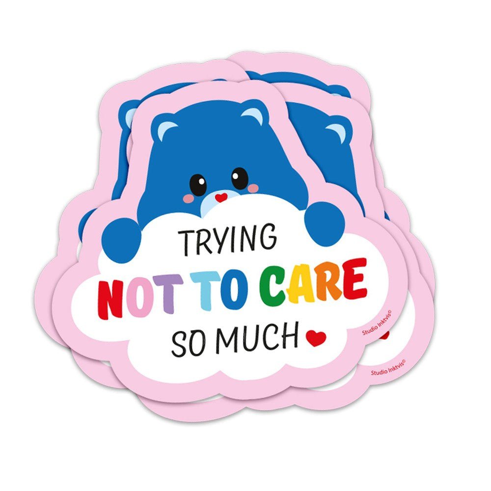 Sticker Not to Care - Stickers - Luvvy